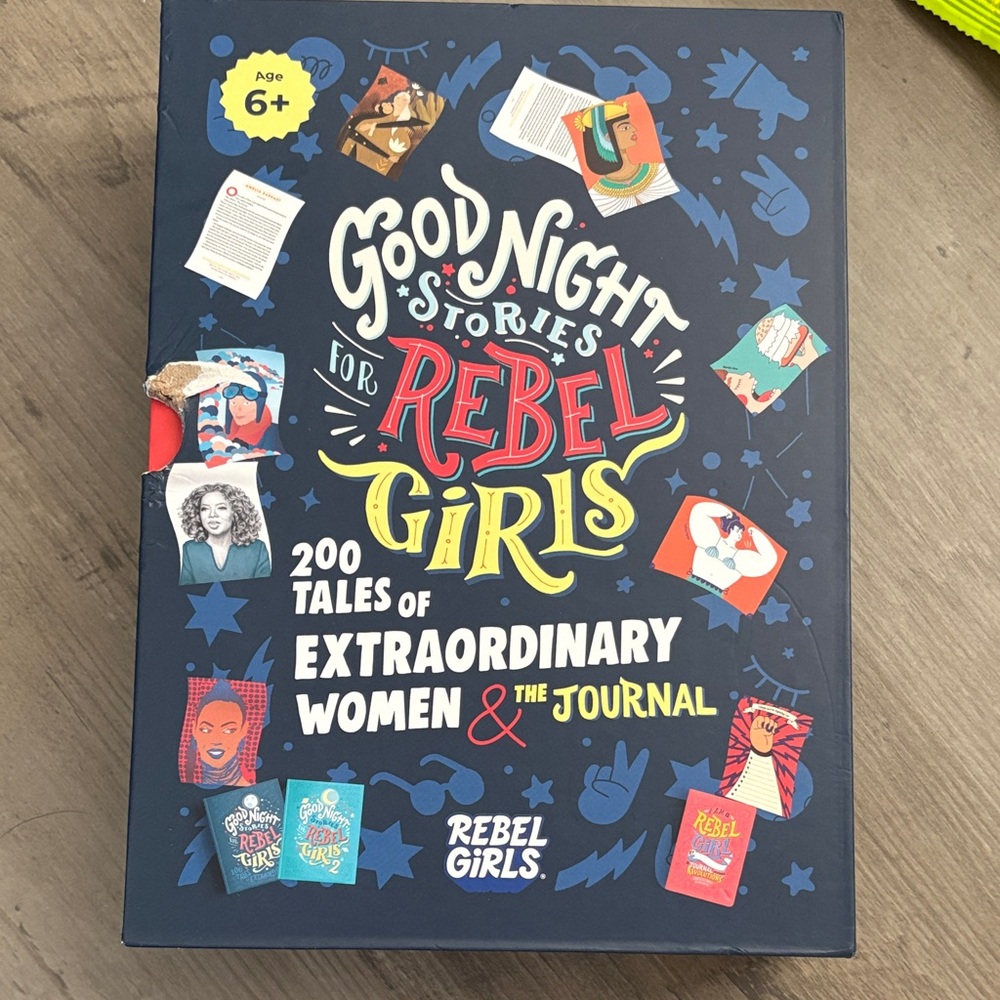 Good Night Stories for Rebel Girls Book Set used